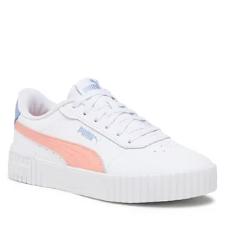 Buty dla dziewczynek - Sneakersy Puma Carina 2.0 Jr 386185 12 Puma White-Poppy Pink-Blissful Blue - grafika 1