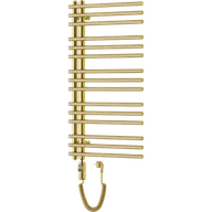 Grzejniki łazienkowe - Mexen Neptun grzejnik elektryczny 900 x 500 mm, 300 W, złoty - W101-0900-500-2300-50 - miniaturka - grafika 1