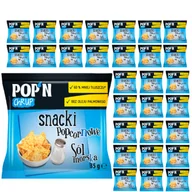 Popcorn - Sante POP'N CHRUP Popcornowe Sól mors 35g x 30 szt - miniaturka - grafika 1
