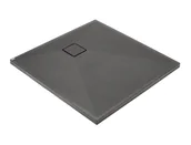 Brodziki prysznicowe - Deante Correo Brodzik kwadratowy 80x80 cm antracyt metalik KQRT42B - miniaturka - grafika 1