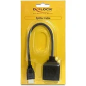 Złącza, przejściówki, adaptery - Delock Adapter HDMI męski -> 2X HDMI żeński v 1.4 - miniaturka - grafika 1