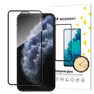 Szkła hartowane na telefon - Super wytrzymałe szkło hartowane na cały ekran Apple iPhone 11 Pro / XS / X czarny WOZINSKY - miniaturka - grafika 1