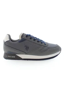 Trampki męskie U.S. POLO ASSN. NOBIL003MBHY3 Kolor: Szary, Rozmiar: 44 - Trampki męskie - miniaturka - grafika 1