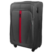 Walizki - [ C330 ] Walizka Średnia RUBY (M) Grey - miniaturka - grafika 1