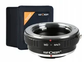 Paski, szelki, uprzęże foto - K&F Adapter Minolta MD na micro M4/3 M43 - miniaturka - grafika 1