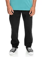 Spodnie męskie - Quiksilver Spodnie męskie czarne 38 - miniaturka - grafika 1