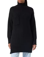 Swetry damskie - REPLAY Damski sweter DK1459, 098 Black, M, 098 BLACK, M - miniaturka - grafika 1