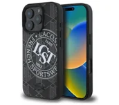 Etui i futerały do telefonów - Lacoste Mono Sportswear MagSafe do iPhone 16 Pro Max Czarny - miniaturka - grafika 1
