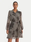 Sukienki - Morgan Sukienka koszulowa 261-ROUTY.F Czarny Regular Fit - miniaturka - grafika 1