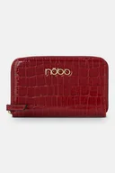 Portfele - Średni portfel Nobo czerwone croco - miniaturka - grafika 1