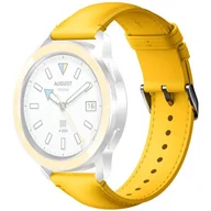 Akcesoria do smartwatchy - Pasek XIAOMI do Watch S3/S1/S1 Pro/2/2 Pro Chrome Żółty - miniaturka - grafika 1