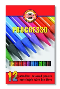 Koh-I-Noor Kredki PROGRESSO 12 8756 KOH I NOOR - Przybory szkolne - miniaturka - grafika 1