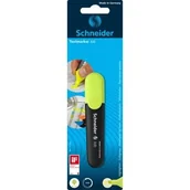 Zakreślacze - Schneider piśmiennicze Textmarker Job, żółty, wielokrotnego napełniania, 1er kartę blistrową 71505 - miniaturka - grafika 1