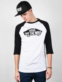 Bluzki dla chłopców - Vans OTW white/black koszulka męska z długim rękawem - M - grafika 1