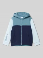 Bluzy dla chłopców - Bluza rozpinana z naszywką z logo - miniaturka - grafika 1