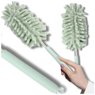 Teleskopowa miotełka do kurzu z mikrofibry czyszczenia mycia domu auta - Miotły, szufle, mopy - miniaturka - grafika 1