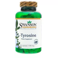 Suplementy naturalne - SWANSON Suplement diety L-Tyrozyna 500 mg, 100 kapsułek - miniaturka - grafika 1