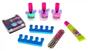 Zestaw kosmetyków do makijażu dla dziewczynek 3+ Kolorowe cienie lakiery błyszczyk - Gry planszowe - miniaturka - grafika 2