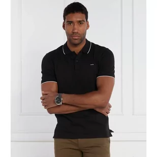 Calvin Klein Polo | Slim Fit | stretch pique - Koszule męskie - miniaturka - grafika 1
