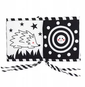 Maty edukacyjne - Rozkładana Książeczka Mata 2w1 Edukacyjna Kontrastowa Dwustronna - miniaturka - grafika 1