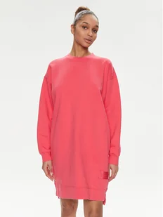 Replay Sukienka dzianinowa W9740C.000.23614P Różowy Relaxed Fit - Sukienki - miniaturka - grafika 1