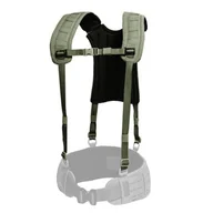 Odzież taktyczna i umundurowanie - Templars Gear - Szelki taktyczne 4-punktowe H-Harness - MOLLE - Ranger Green - TG-H-HAR-4-RG - miniaturka - grafika 1