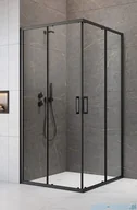Kabiny prysznicowe - Radaway Premium Pro Black Kdd  kabina 90x80cm szkło przejrzyste 1017090-54-01L/1017080-54-01R - miniaturka - grafika 1