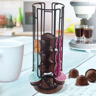 Akcesoria i części do ekspresów do kawy - Stojak Obrotowy na Kapsułki Dolce Gusto Czarny RADKA 33,5 cm ORION - miniaturka - grafika 1