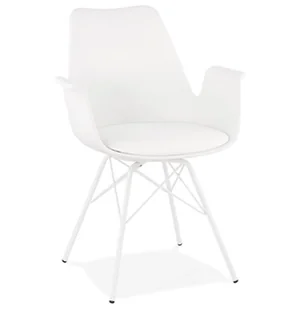 Kokoon Design Krzesło Design Kokliko białe AC02420WHWH - Krzesła - miniaturka - grafika 1