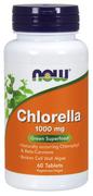 Suplementy naturalne - NOW Foods - Chlorella, Rozerwane Ściany Komórkowe, 1000mg, 60 tabletek - miniaturka - grafika 1
