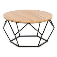 Ławy i stoliki kawowe - Stolik kawowy Diamond 70 cm Dąb Lancelot - miniaturka - grafika 1