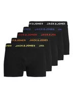 Kąpielówki dla chłopców - JACK&JONES JUNIOR bokserki chłopięce, Black/Pack:black – black – black – black, 128 - miniaturka - grafika 1