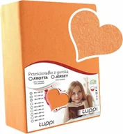 Prześcieradła dla dzieci - Prześcieradło do łóżeczka 140x70 JERSEY z gumką łososiowy - miniaturka - grafika 1