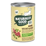 Mokra karma dla kotów - Naturally Good Veggies & Meat 6 x 400 g Groch i wołowina - miniaturka - grafika 1