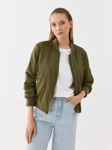 ONLY Kurtka bomber 15293313 Zielony Regular Fit - Kurtki damskie - miniaturka - grafika 1