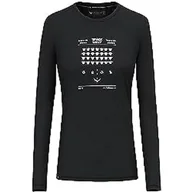 Koszulki i topy damskie - Salewa Pure Space Game Merino T-Shirt damski, Black Out, M - miniaturka - grafika 1