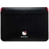 Etui i futerały do telefonów - Hello Kitty Sleeve HKCS14PGHDLMK 14" czarny/black PU Metal Logo - miniaturka - grafika 1