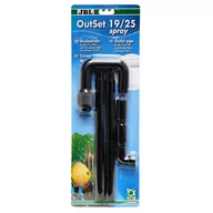 Filtry akwariowe i akcesoria - JBL 6023300 zestaw z 2-częściowym ssawka do drukarki atramentowej rura wodna powrotu do akwariów, outset Spray - miniaturka - grafika 1