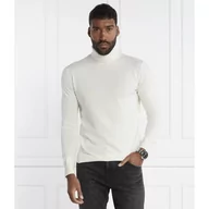 Swetry męskie - Karl Lagerfeld Golf | Regular Fit | z dodatkiem wełny - miniaturka - grafika 1