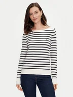 Swetry damskie - Tommy Hilfiger Sweter WW0WW40099 Écru Regular Fit - miniaturka - grafika 1
