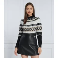 Swetry damskie - Desigual Sweter | Regular Fit | z dodatkiem wełny - miniaturka - grafika 1