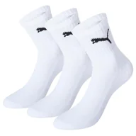 Skarpetki damskie - Skarpety unisex Puma Core Short Crew 3P białe 90611004 - 35-38 - miniaturka - grafika 1