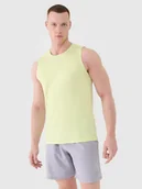 Koszulki męskie - 4F Tank top męski treningowy szybkoschnący 4FWSS25TFSLM460-45S Zielony Roz. M - miniaturka - grafika 1