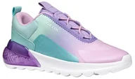 Buty dla dziewczynek - Geox J Activart Illuminus dziewczęce sneakersy, Liliowy, 31 EU - miniaturka - grafika 1