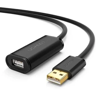 UGREEN Kabel przedłużający USB 2.0 US121, aktywny, 5m (czarny) - Kable USB - miniaturka - grafika 1