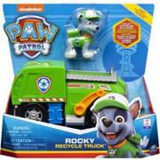 Samochody i pojazdy dla dzieci - Zestaw Psi Patrol Pojazd podstawowy z figurką Rocky - miniaturka - grafika 1