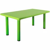 Zestawy mebli dla dzieci - stolik plastikowy dla dzieci King- zielony - miniaturka - grafika 1
