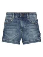 Spodenki damskie - United Colors Of Benetton Szorty jeansowe 4PORG902I Granatowy Straight Fit - miniaturka - grafika 1