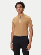 Koszulki męskie - BOSS Polo H-Paras 65 50543880 Beżowy Regular Fit - miniaturka - grafika 1
