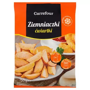 Carrefour Ziemniaczki ćwiartki 750 g - Frytki - miniaturka - grafika 1